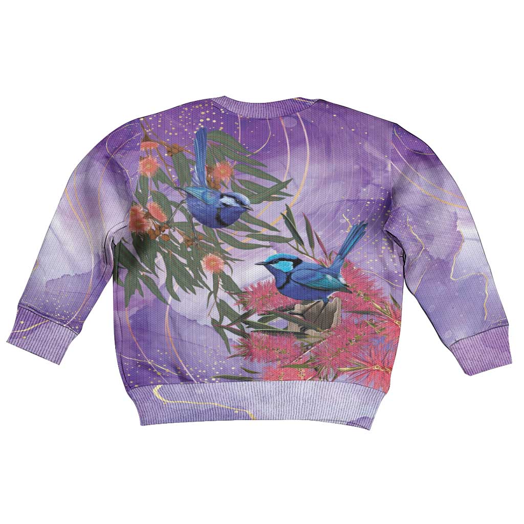 Australia Splendid Fairy Wren on Eucalyptus Kid Ugly Christmas Sweater Epilepsy Awareness - Vibe Hoodie