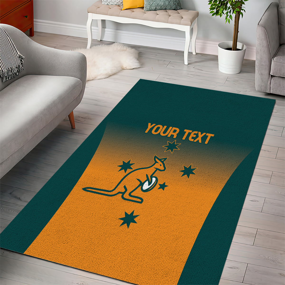 Custom Wallaroos Womens Rugby Area Rug Sporty Style - Vibe Hoodie Shop