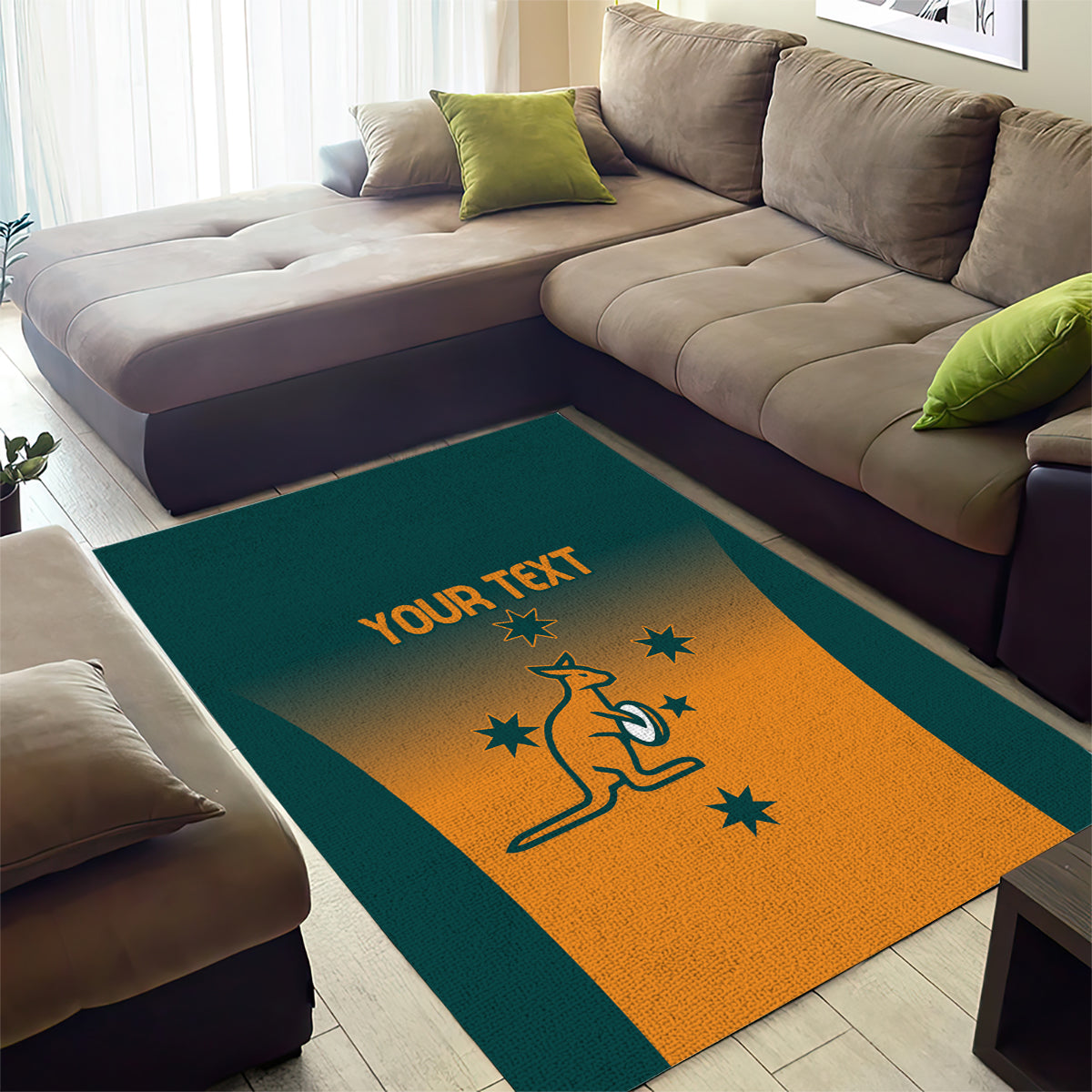 Custom Wallaroos Womens Rugby Area Rug Sporty Style - Vibe Hoodie Shop