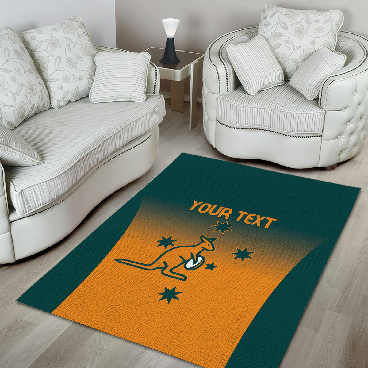 Custom Wallaroos Womens Rugby Area Rug Sporty Style - Vibe Hoodie Shop