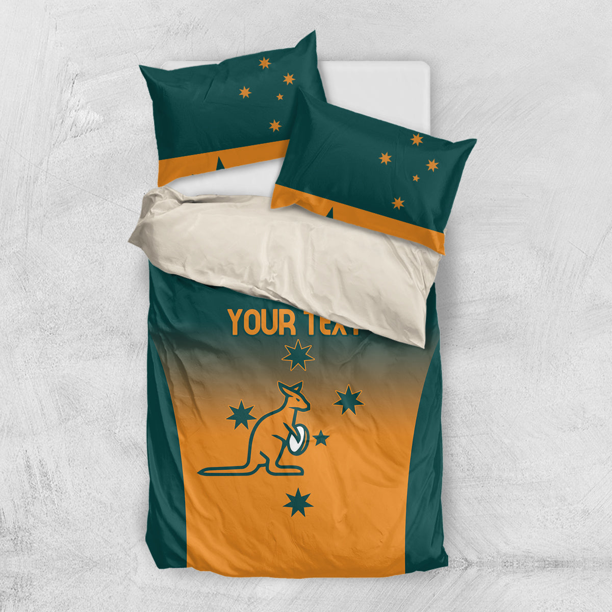 Custom Wallaroos Womens Rugby Bedding Set Sporty Style - Vibe Hoodie Shop