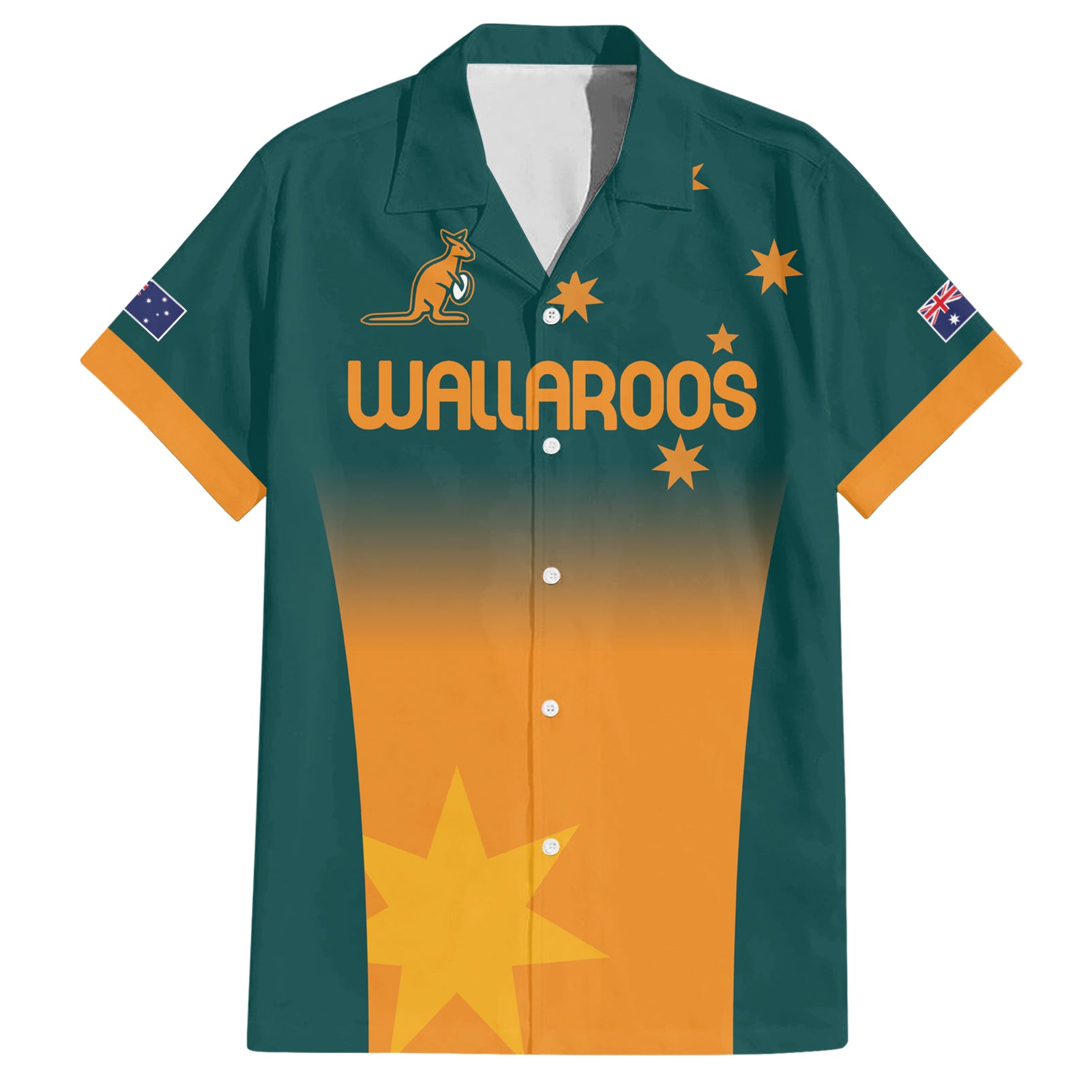 Custom Wallaroos Womens Rugby Hawaiian Shirt Sporty Style - Vibe Hoodie Shop