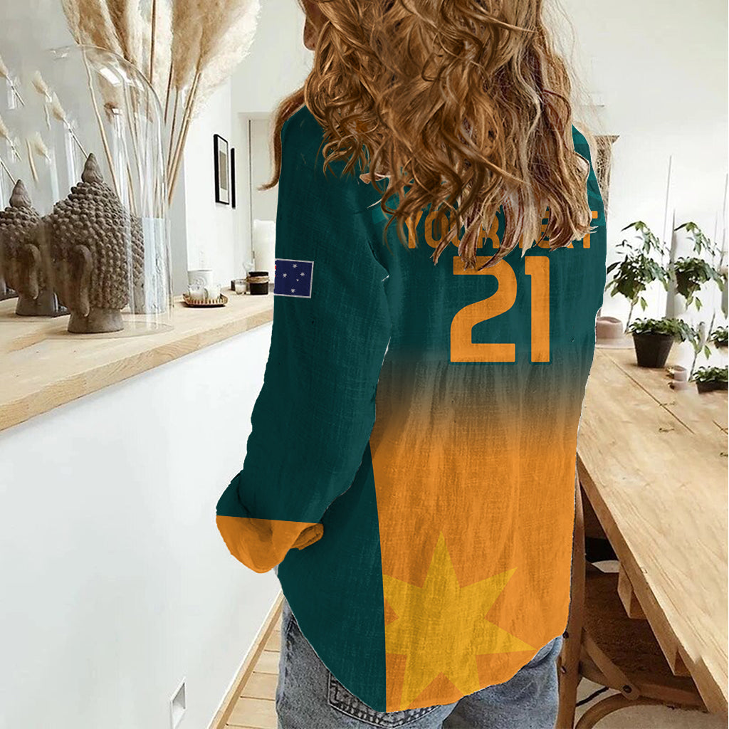 Custom Wallaroos Womens Rugby Women Casual Shirt Sporty Style - Vibe Hoodie Shop
