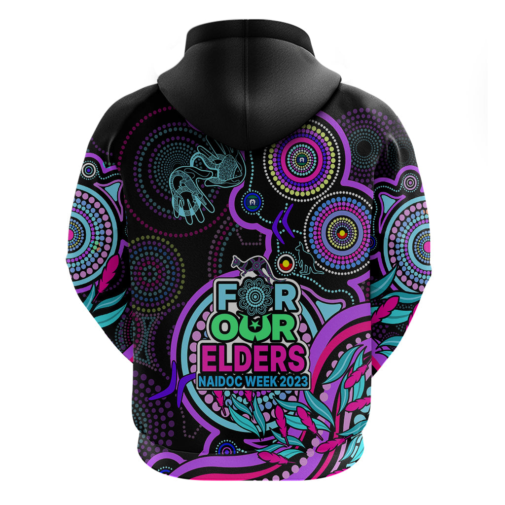 NAIDOC Week 2023 Hoodie Indigenous Tribal Ver.02 - Purple LT9 - Vibe Hoodie Shop