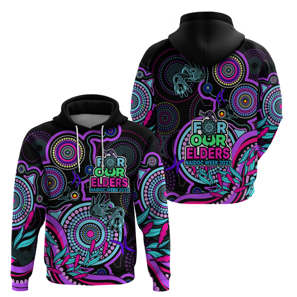 NAIDOC Week 2023 Hoodie Indigenous Tribal Ver.02 - Purple LT9 - Vibe Hoodie Shop