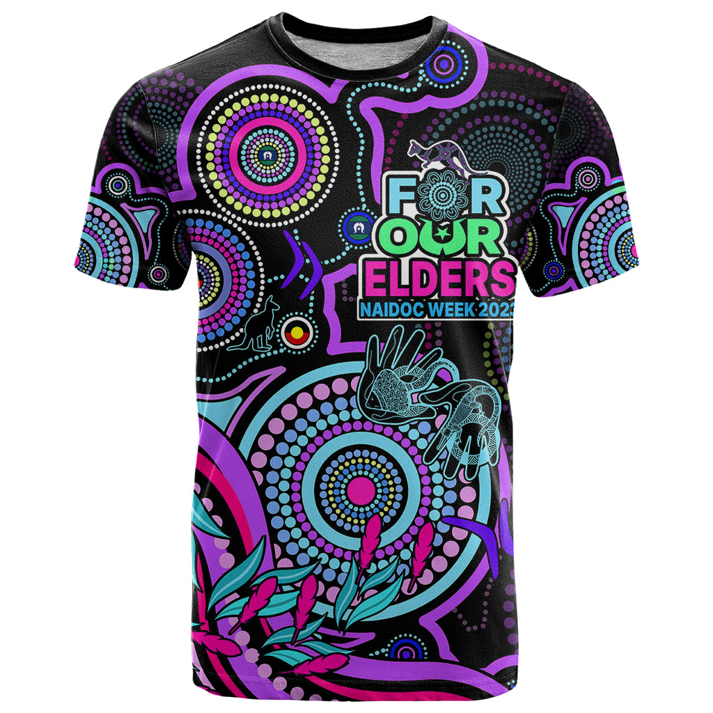 NAIDOC Week 2023 T Shirt Indigenous Tribal Ver.02 - Purple LT9 - Vibe Hoodie Shop