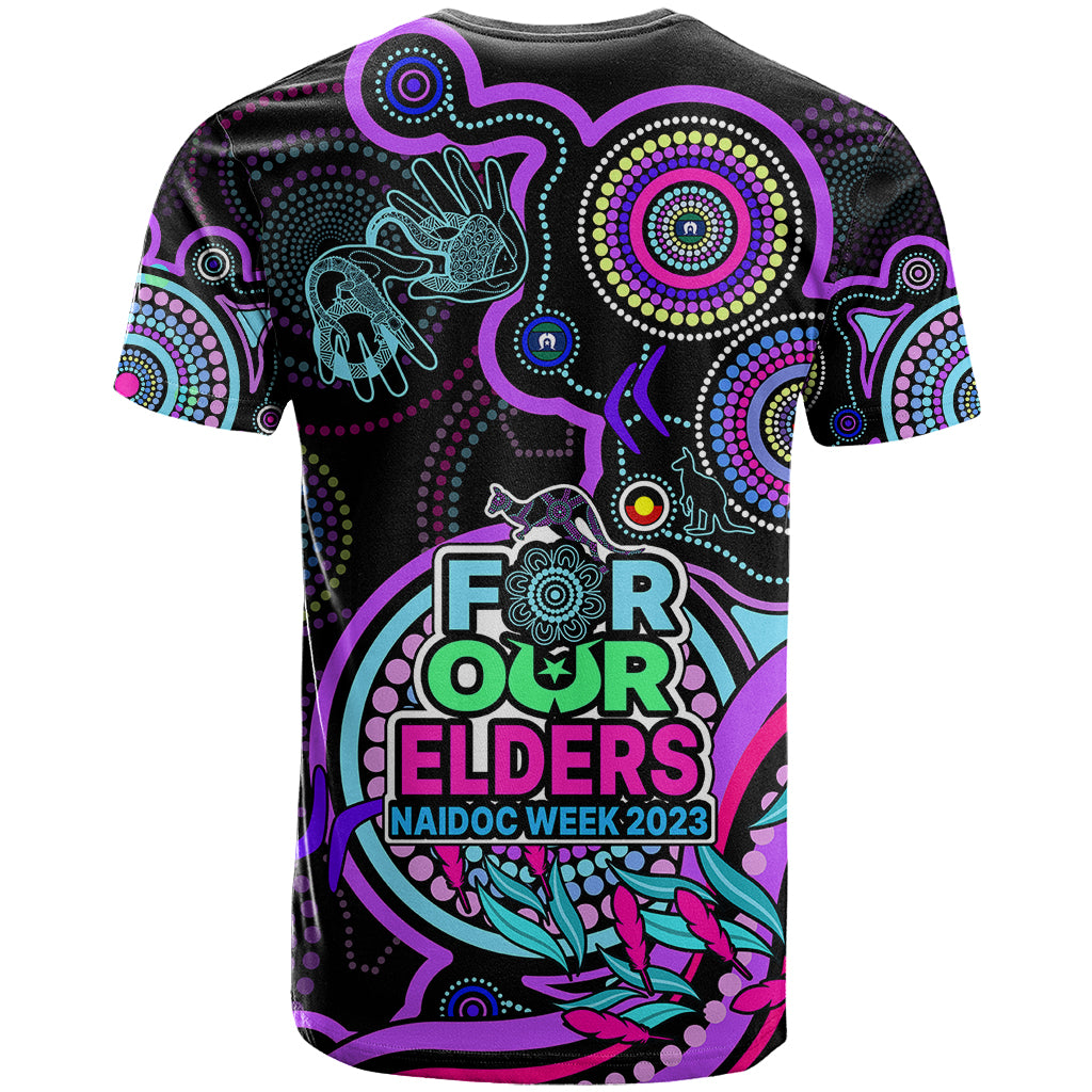 NAIDOC Week 2023 T Shirt Indigenous Tribal Ver.02 - Purple LT9 - Vibe Hoodie Shop