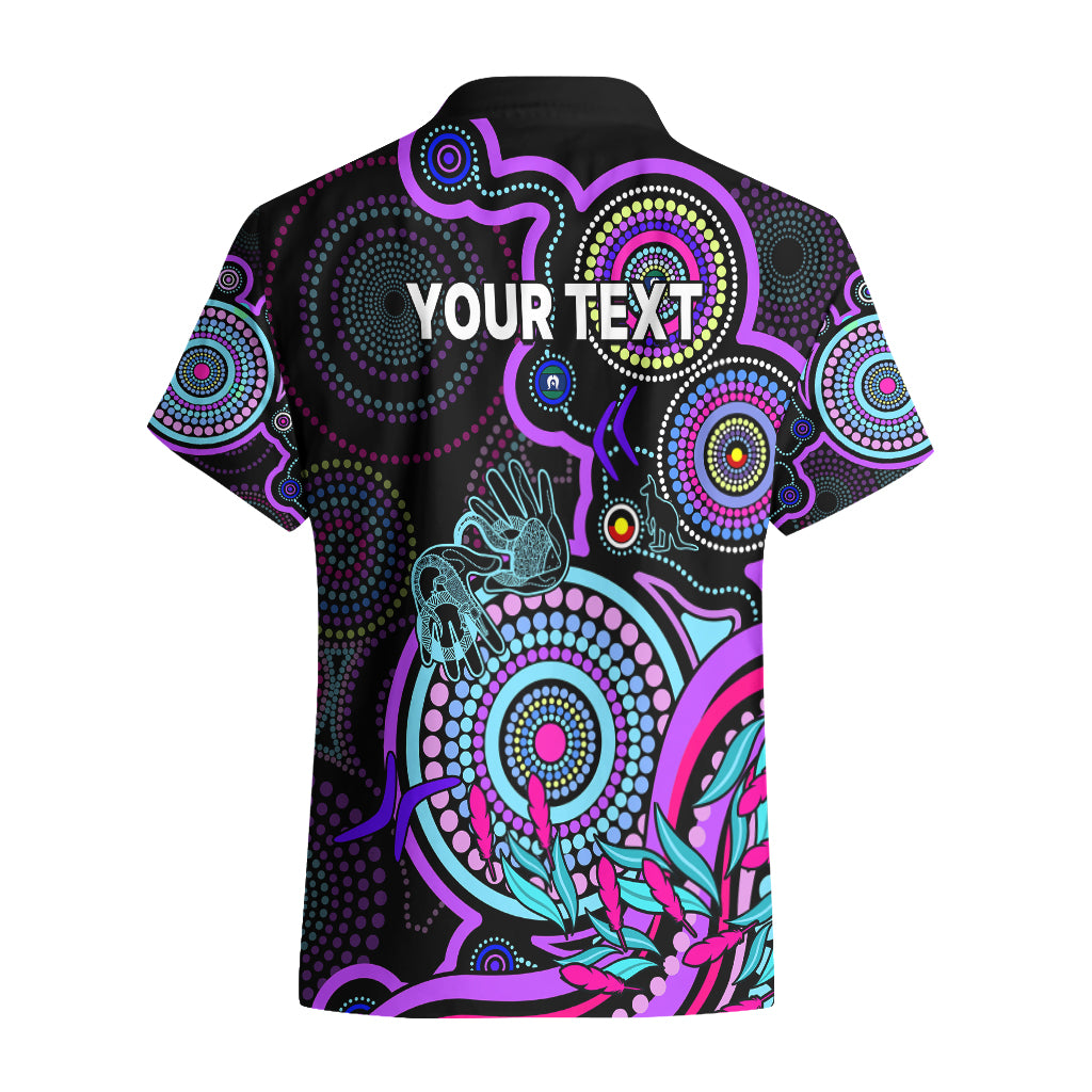 Custom NAIDOC Week 2023 Hawaiian Shirt Indigenous Tribal Ver.02 - Purple - Vibe Hoodie Shop