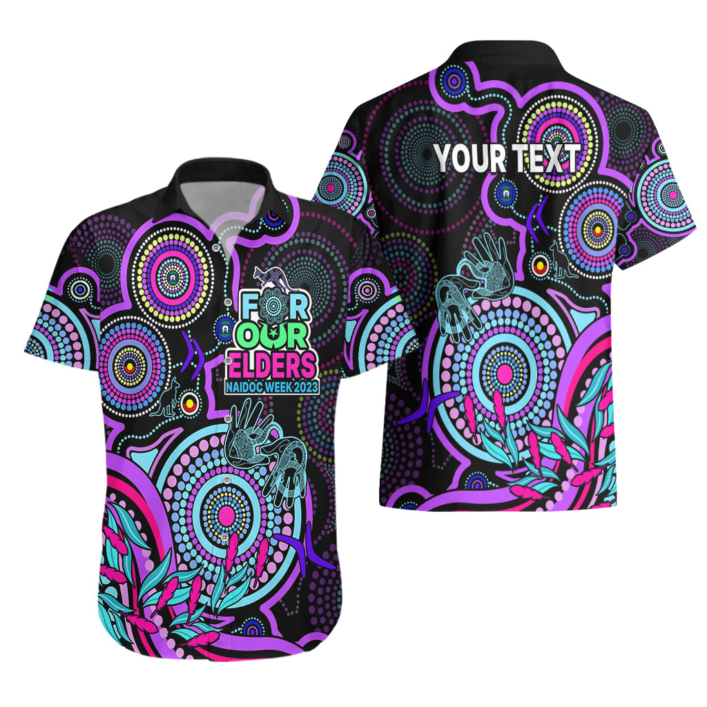 Custom NAIDOC Week 2023 Hawaiian Shirt Indigenous Tribal Ver.02 - Purple - Vibe Hoodie Shop
