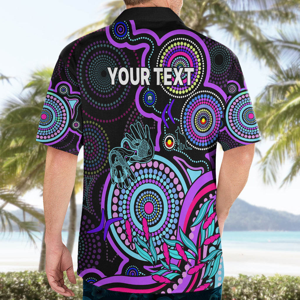 Custom NAIDOC Week 2023 Hawaiian Shirt Indigenous Tribal Ver.02 - Purple - Vibe Hoodie Shop