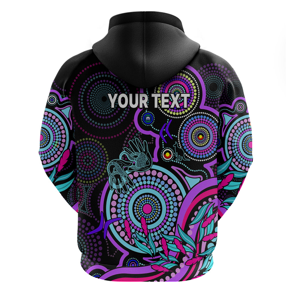 Custom NAIDOC Week 2023 Hoodie Indigenous Tribal Ver.02 - Purple LT9 - Vibe Hoodie Shop