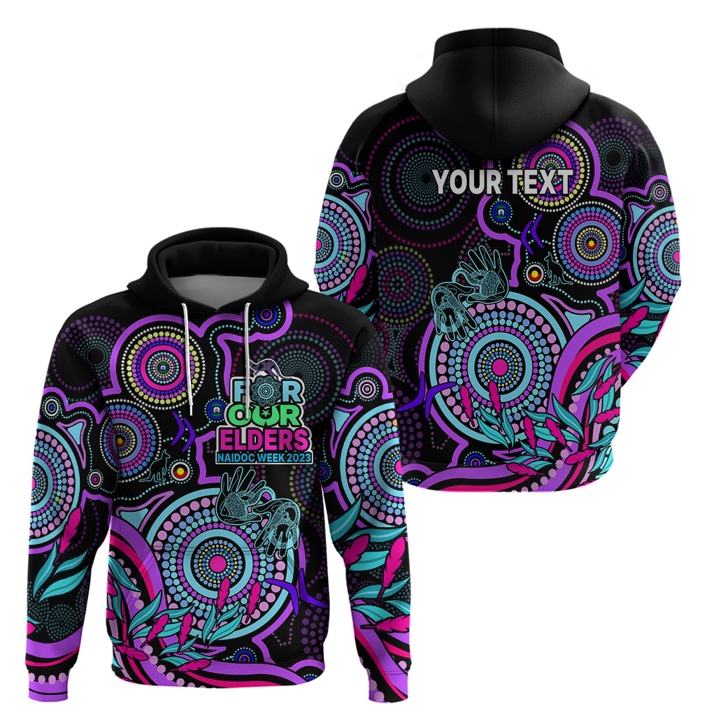 Custom NAIDOC Week 2023 Hoodie Indigenous Tribal Ver.02 - Purple LT9 - Vibe Hoodie Shop