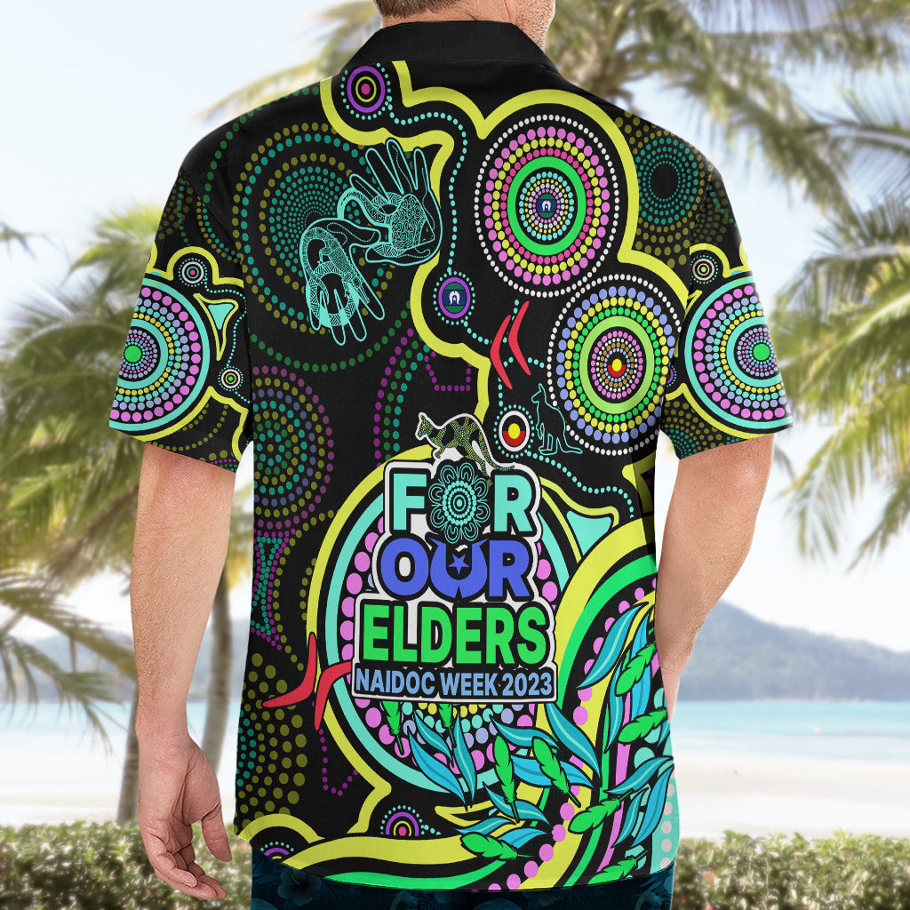 NAIDOC Week 2023 Hawaiian Shirt Indigenous Tribal Ver.02 - Yellow - Vibe Hoodie Shop