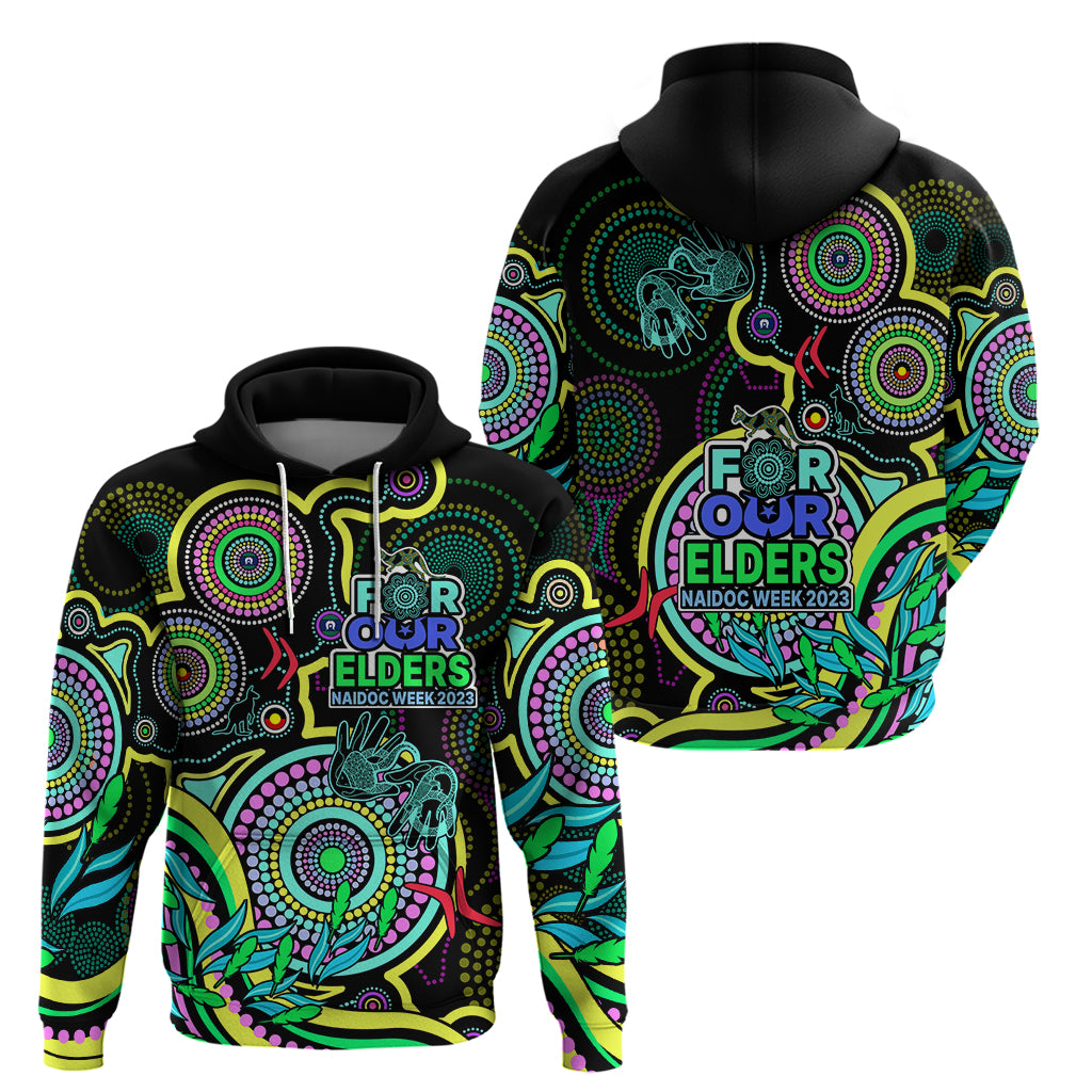 NAIDOC Week 2023 Hoodie Indigenous Tribal Ver.02 - Yellow LT9 - Vibe Hoodie Shop