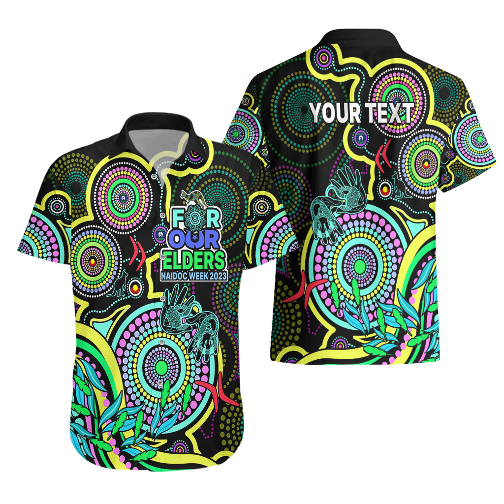 Custom NAIDOC Week 2023 Hawaiian Shirt Indigenous Tribal Ver.02 - Yellow - Vibe Hoodie Shop