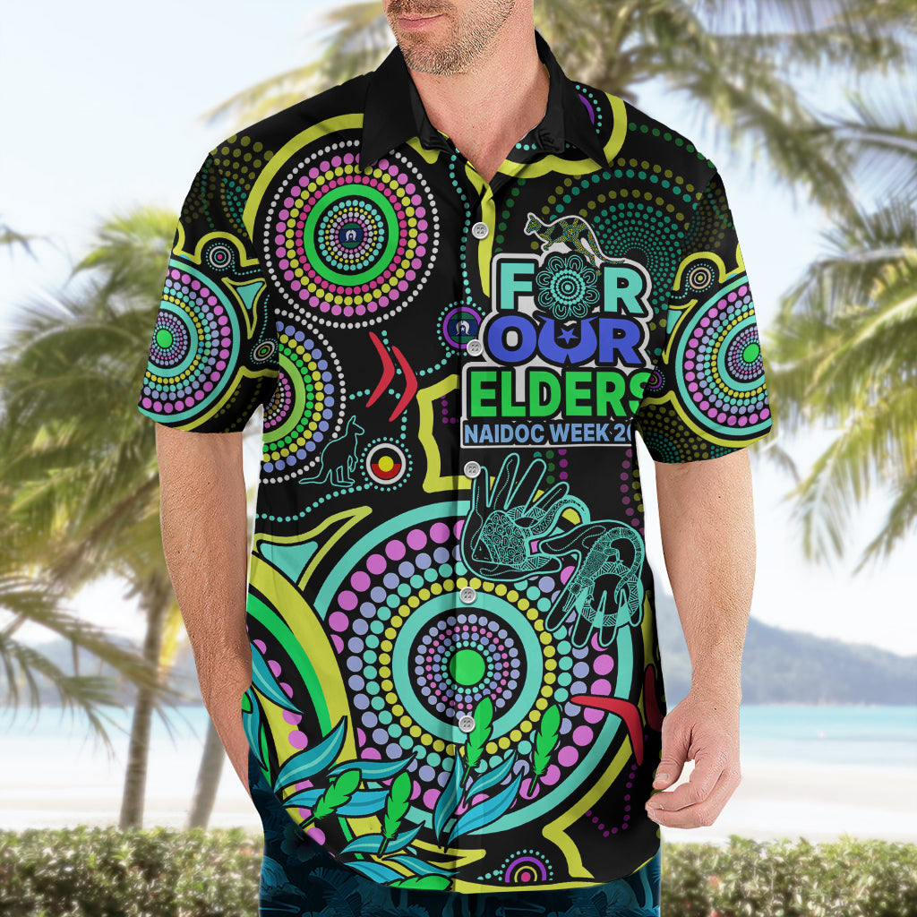 Custom NAIDOC Week 2023 Hawaiian Shirt Indigenous Tribal Ver.02 - Yellow - Vibe Hoodie Shop