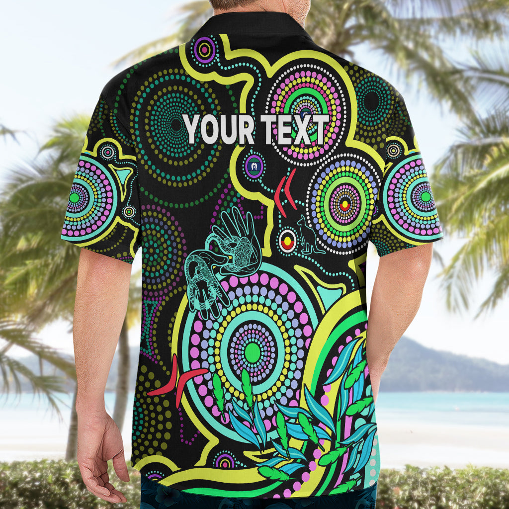 Custom NAIDOC Week 2023 Hawaiian Shirt Indigenous Tribal Ver.02 - Yellow - Vibe Hoodie Shop