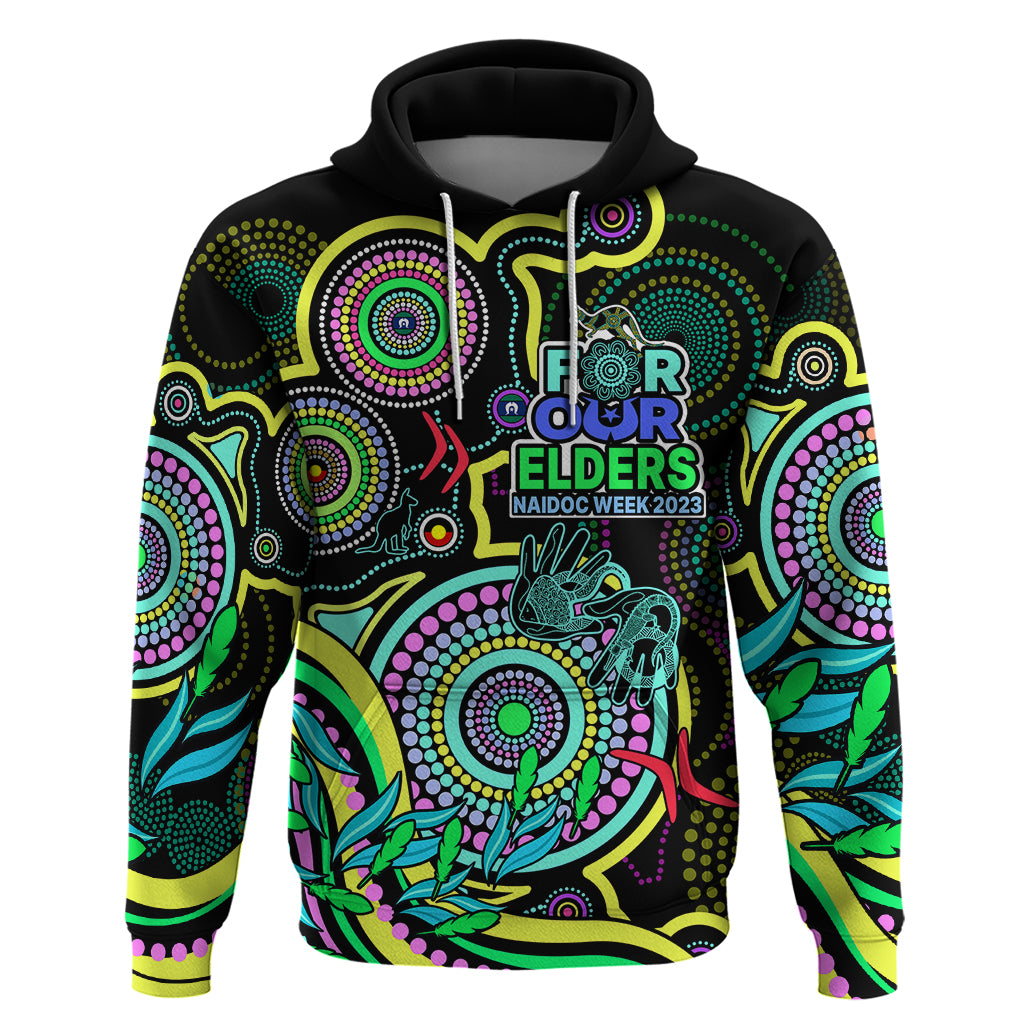 Custom NAIDOC Week 2023 Hoodie Indigenous Tribal Ver.02 - Yellow LT9 - Vibe Hoodie Shop
