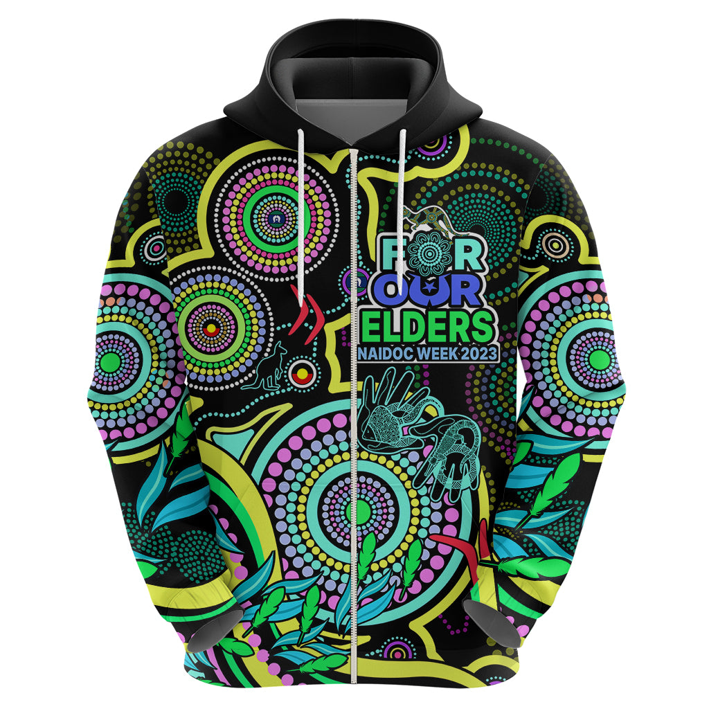 Custom NAIDOC Week 2023 Hoodie Indigenous Tribal Ver.02 - Yellow LT9 - Vibe Hoodie Shop