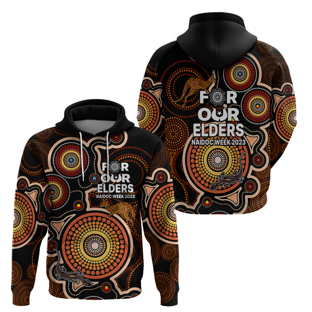 NAIDOC Week 2023 Hoodie Indigenous Tribal Ver.01 LT9 - Vibe Hoodie Shop