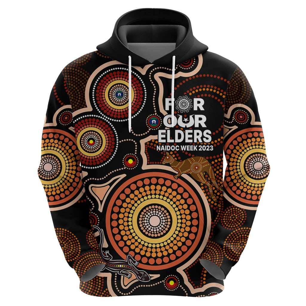 NAIDOC Week 2023 Hoodie Indigenous Tribal Ver.01 LT9 - Vibe Hoodie Shop