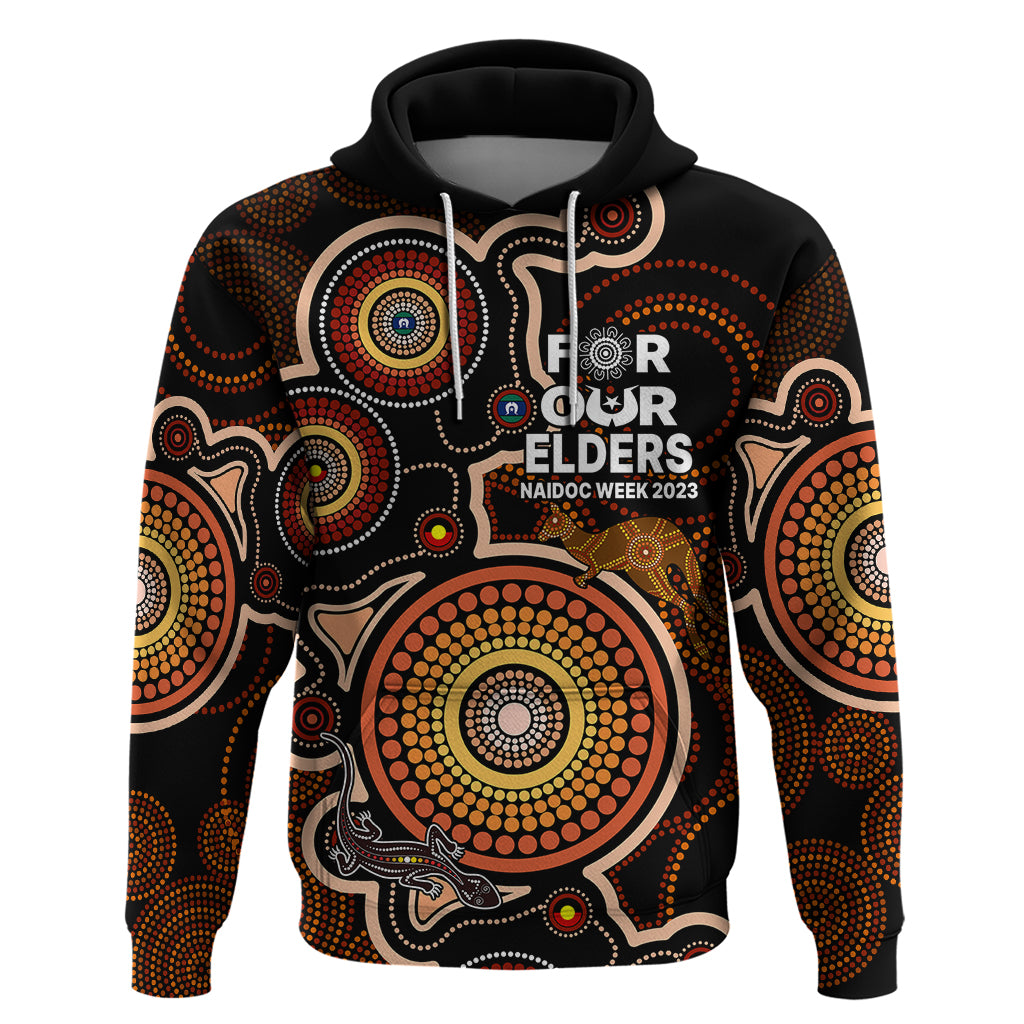 Custom NAIDOC Week 2023 Hoodie Indigenous Tribal Ver.01 LT9 - Vibe Hoodie Shop