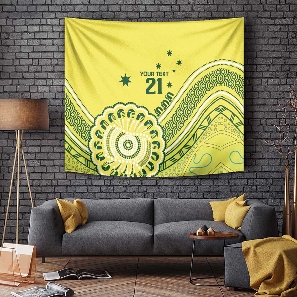 Custom Cricket Aussie Pride Tapestry Aboriginal Dot Art Cricket - Vibe Hoodie