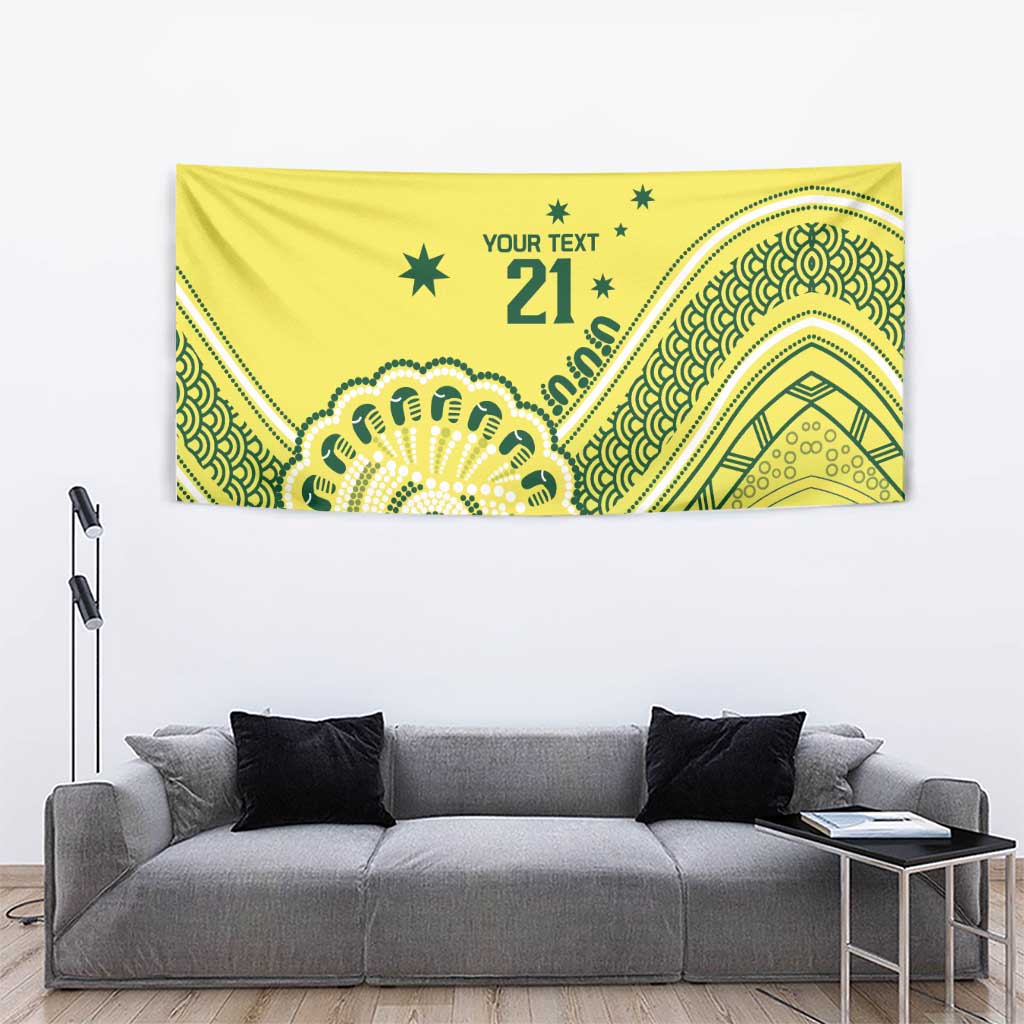 Custom Cricket Aussie Pride Tapestry Aboriginal Dot Art Cricket - Vibe Hoodie