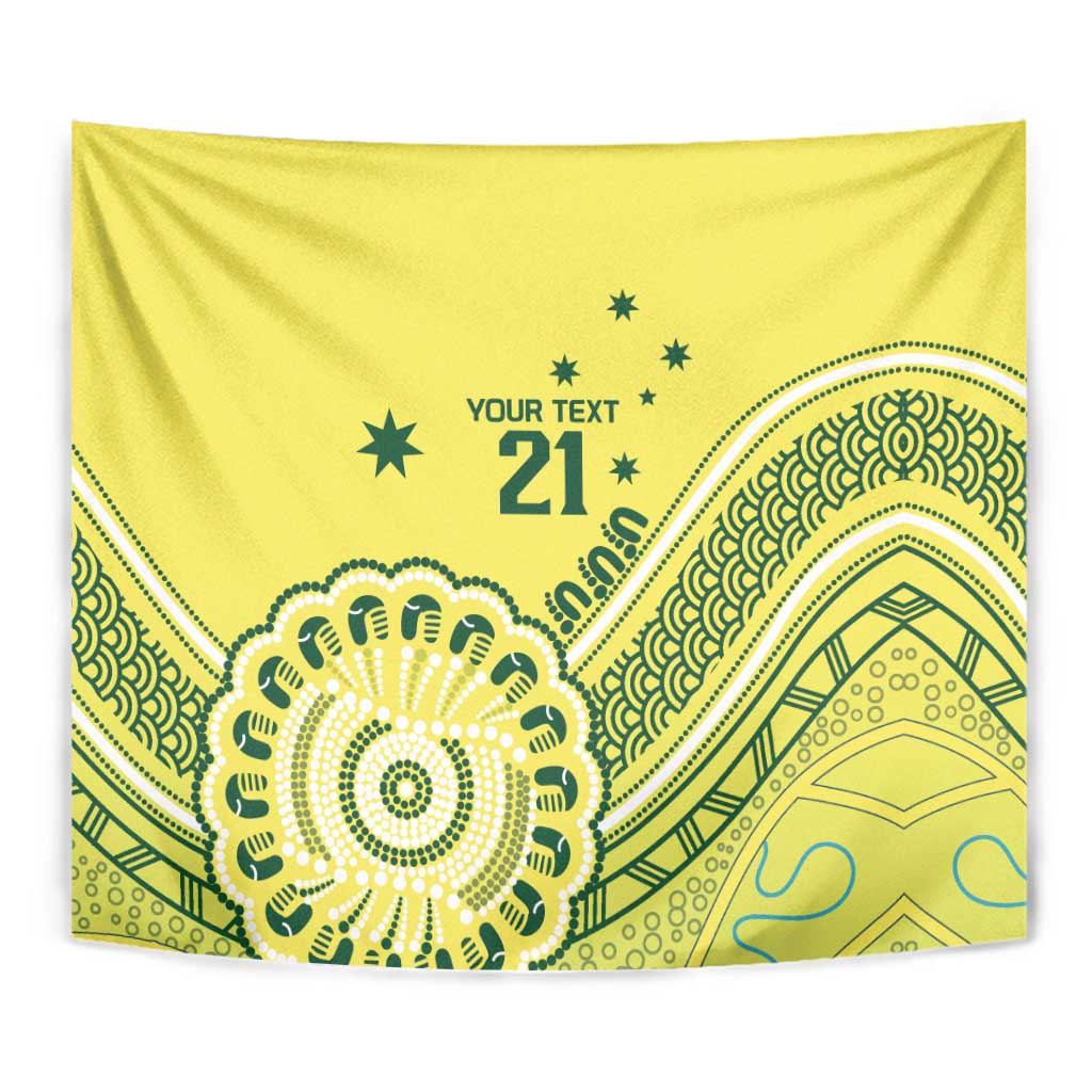 Custom Cricket Aussie Pride Tapestry Aboriginal Dot Art Cricket - Vibe Hoodie