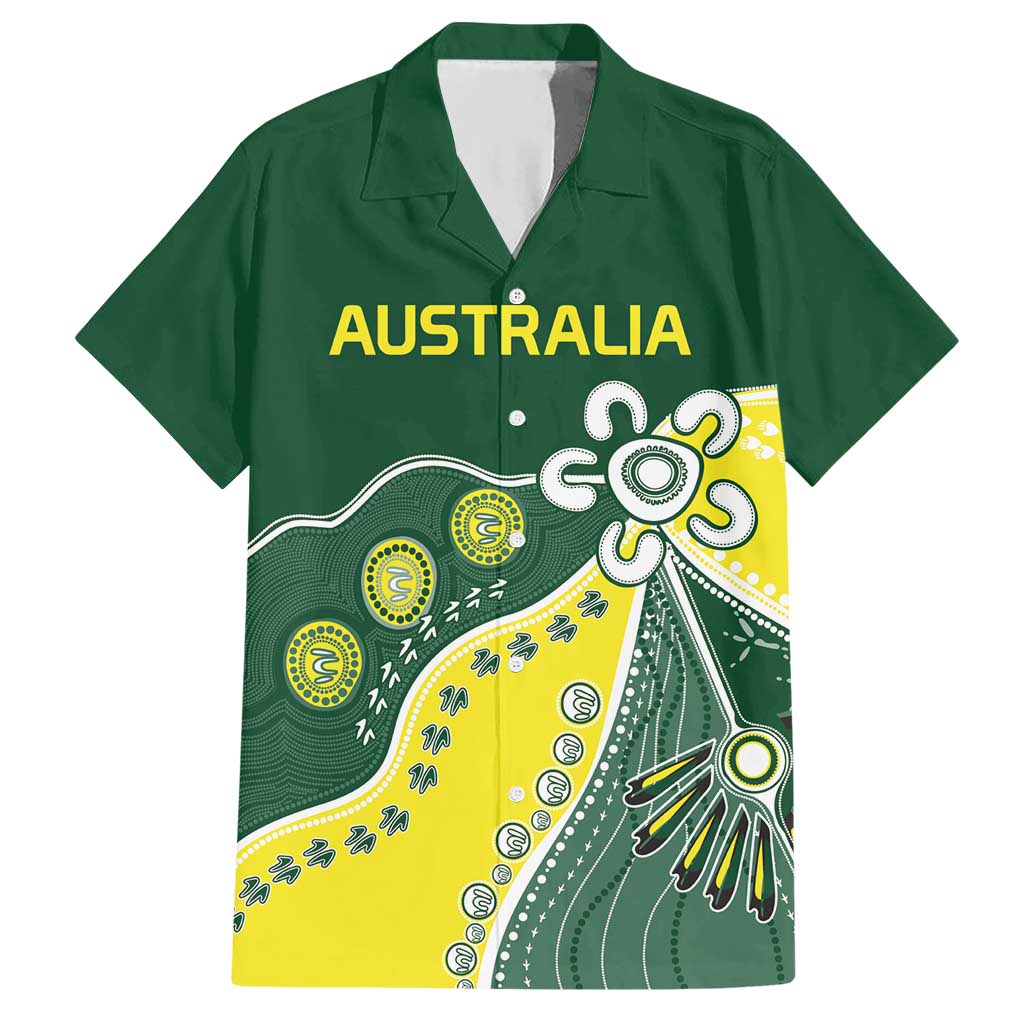 Custom Cricket Aussie Pride Hawaiian Shirt Indigenous Inspired - Vibe Hoodie