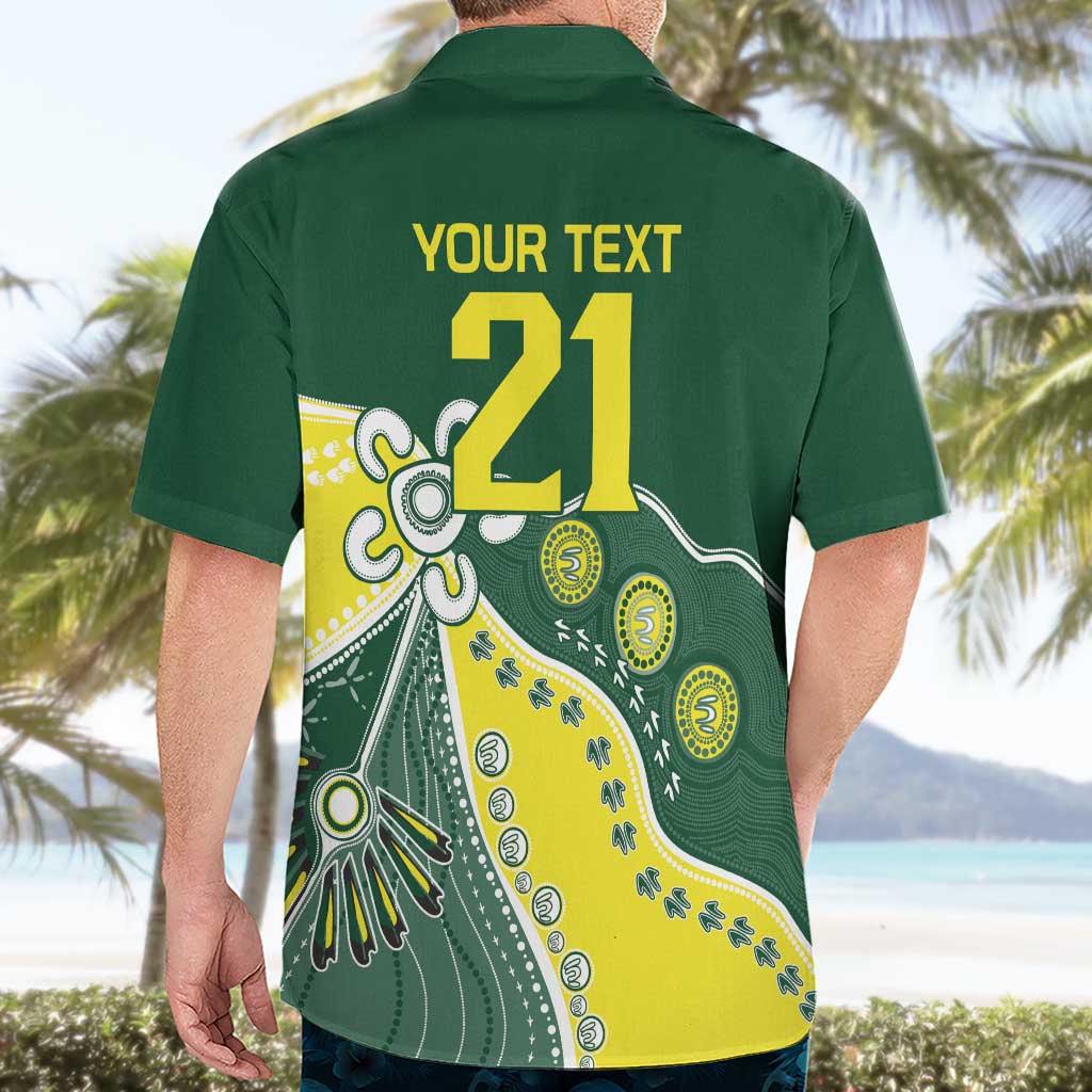 Custom Cricket Aussie Pride Hawaiian Shirt Indigenous Inspired - Vibe Hoodie