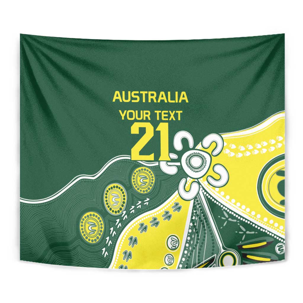 Custom Cricket Aussie Pride Tapestry Indigenous Inspired - Vibe Hoodie