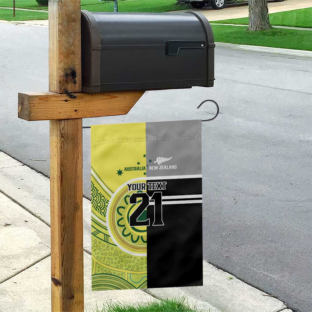 Custom Cricket AUNZ Spirit Garden Flag Aussie New Zealand Retro Edition - Vibe Hoodie