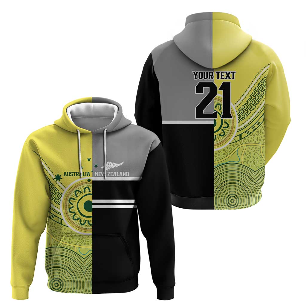 Custom Cricket AUNZ Spirit Hoodie Aussie New Zealand Retro Edition - Vibe Hoodie
