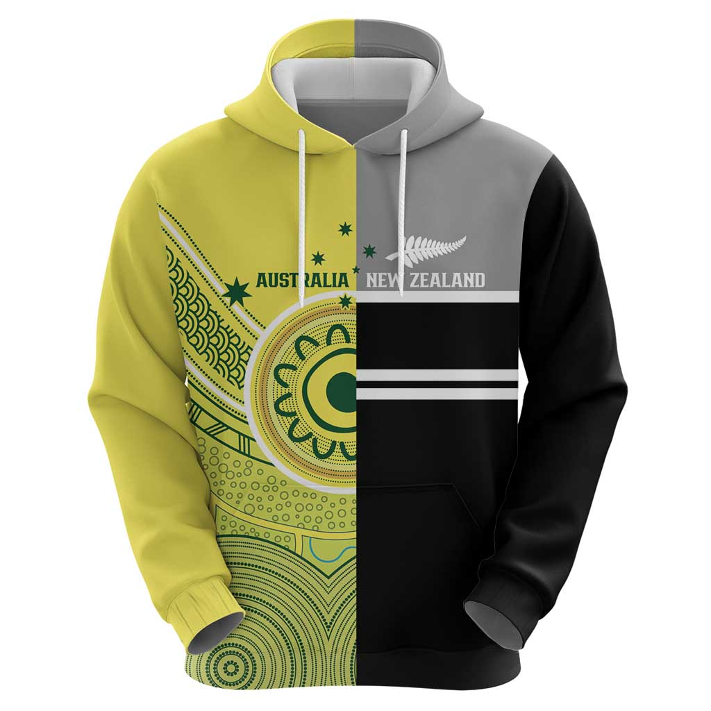 Custom Cricket AUNZ Spirit Hoodie Aussie New Zealand Retro Edition - Vibe Hoodie