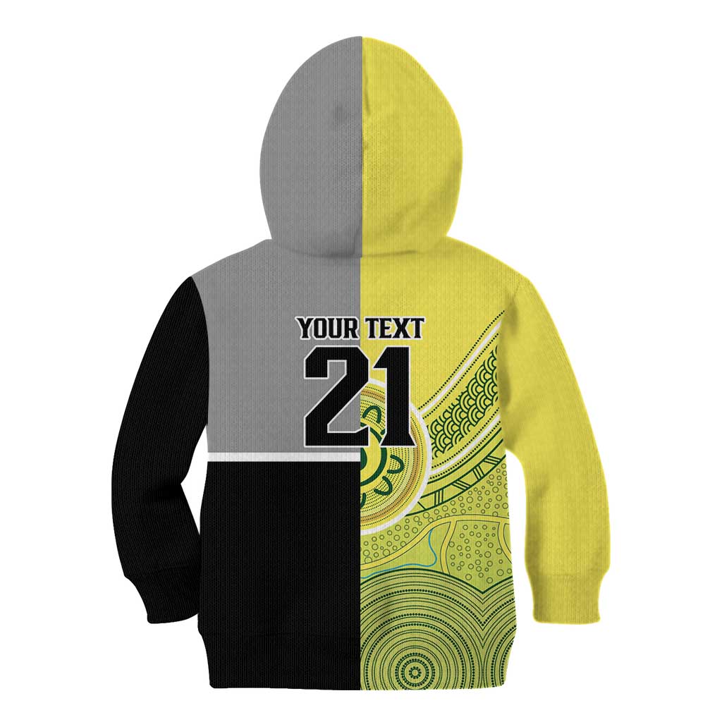 Custom Cricket AUNZ Spirit Kid Hoodie Aussie New Zealand Retro Edition - Vibe Hoodie