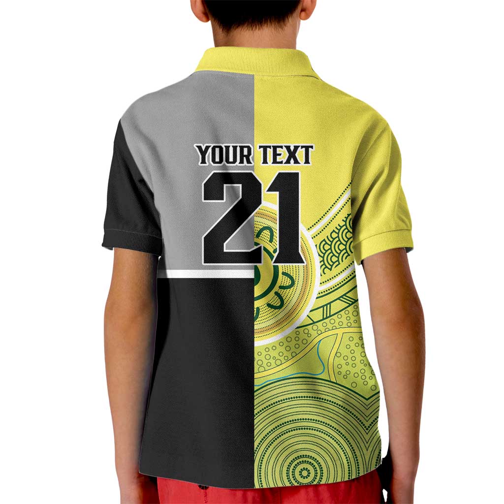 Custom Cricket AUNZ Spirit Kid Polo Shirt Aussie New Zealand Retro Edition - Vibe Hoodie