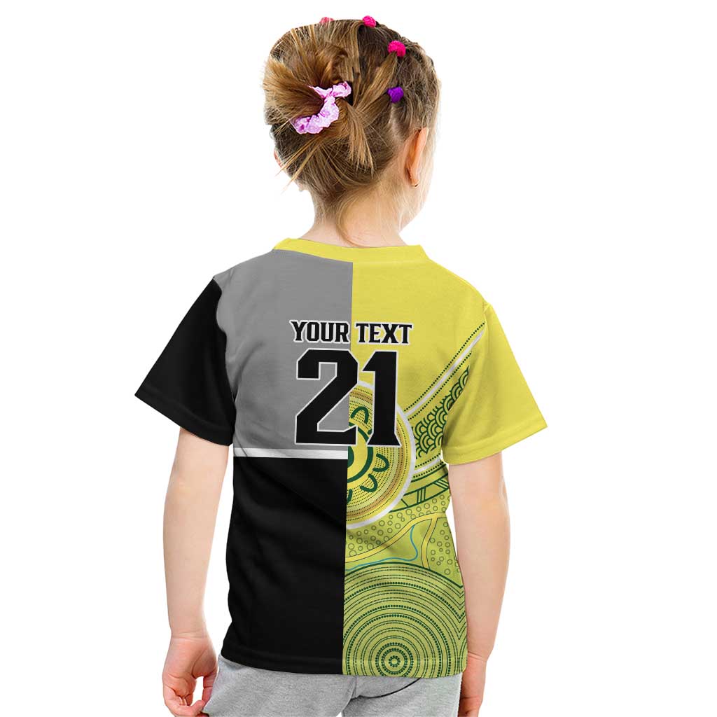 Custom Cricket AUNZ Spirit Kid T Shirt Aussie New Zealand Retro Edition - Vibe Hoodie