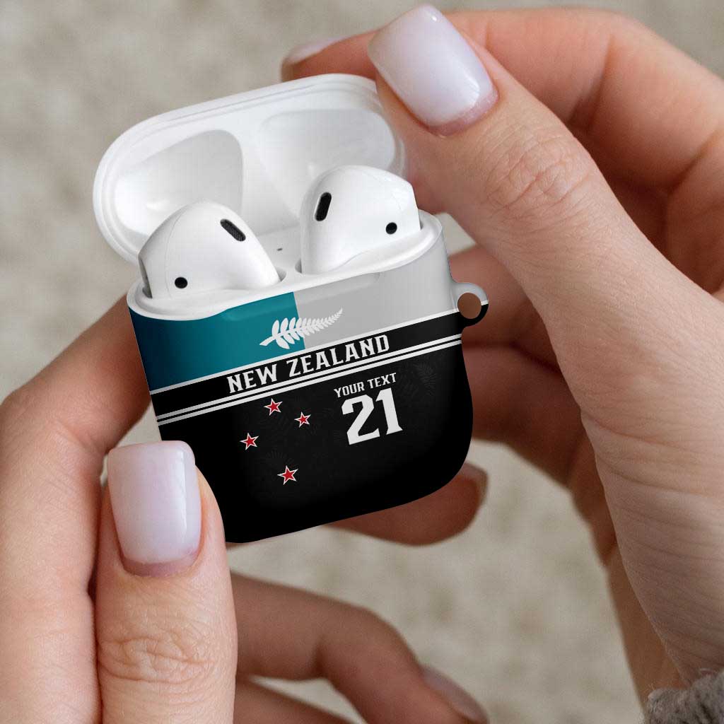Custom NZ Cricket Pride AirPods Case Silver Fern Fan Supporter Apparel - Vibe Hoodie