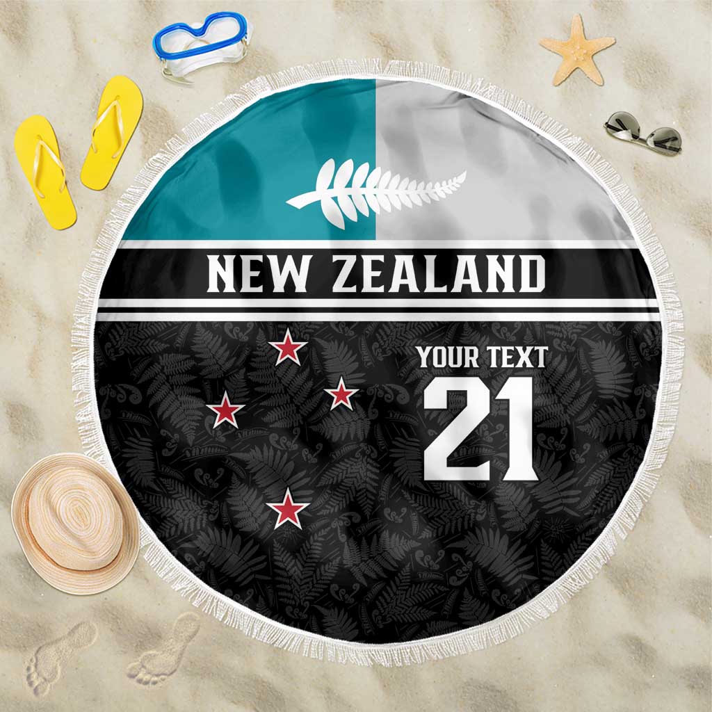 Custom NZ Cricket Pride Beach Blanket Silver Fern Fan Supporter Apparel - Vibe Hoodie