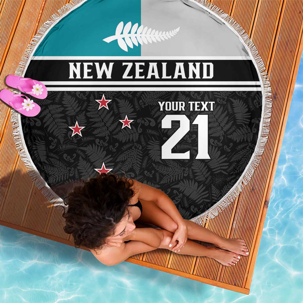 Custom NZ Cricket Pride Beach Blanket Silver Fern Fan Supporter Apparel - Vibe Hoodie