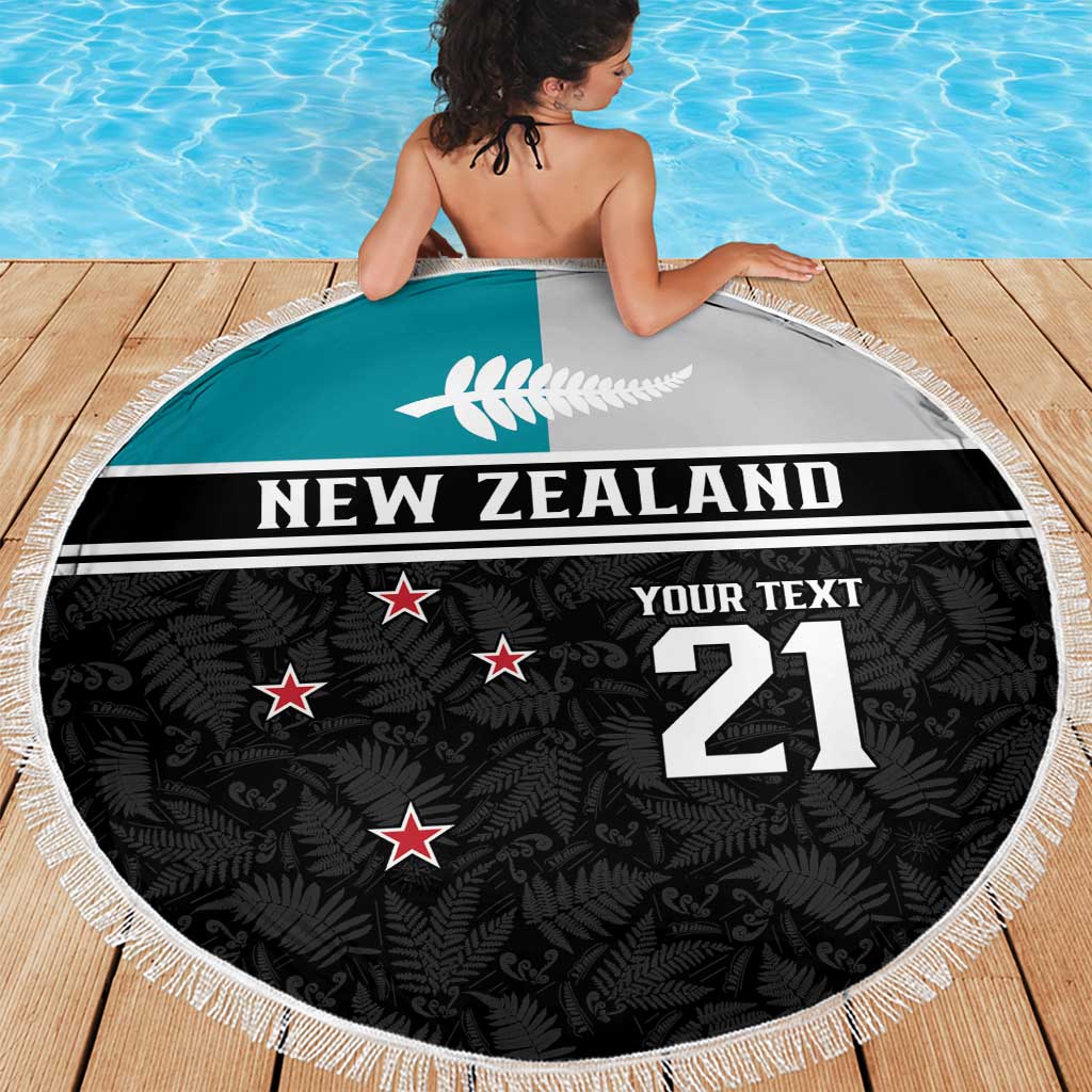 Custom NZ Cricket Pride Beach Blanket Silver Fern Fan Supporter Apparel - Vibe Hoodie