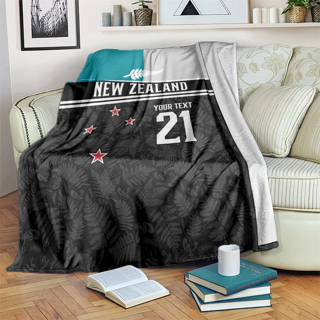 Custom NZ Cricket Pride Blanket Silver Fern Fan Supporter Apparel - Vibe Hoodie