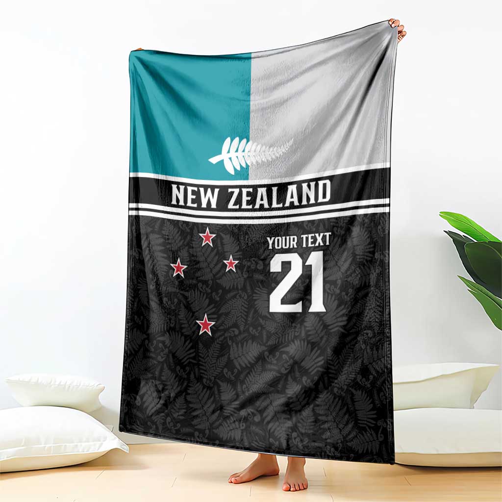 Custom NZ Cricket Pride Blanket Silver Fern Fan Supporter Apparel - Vibe Hoodie