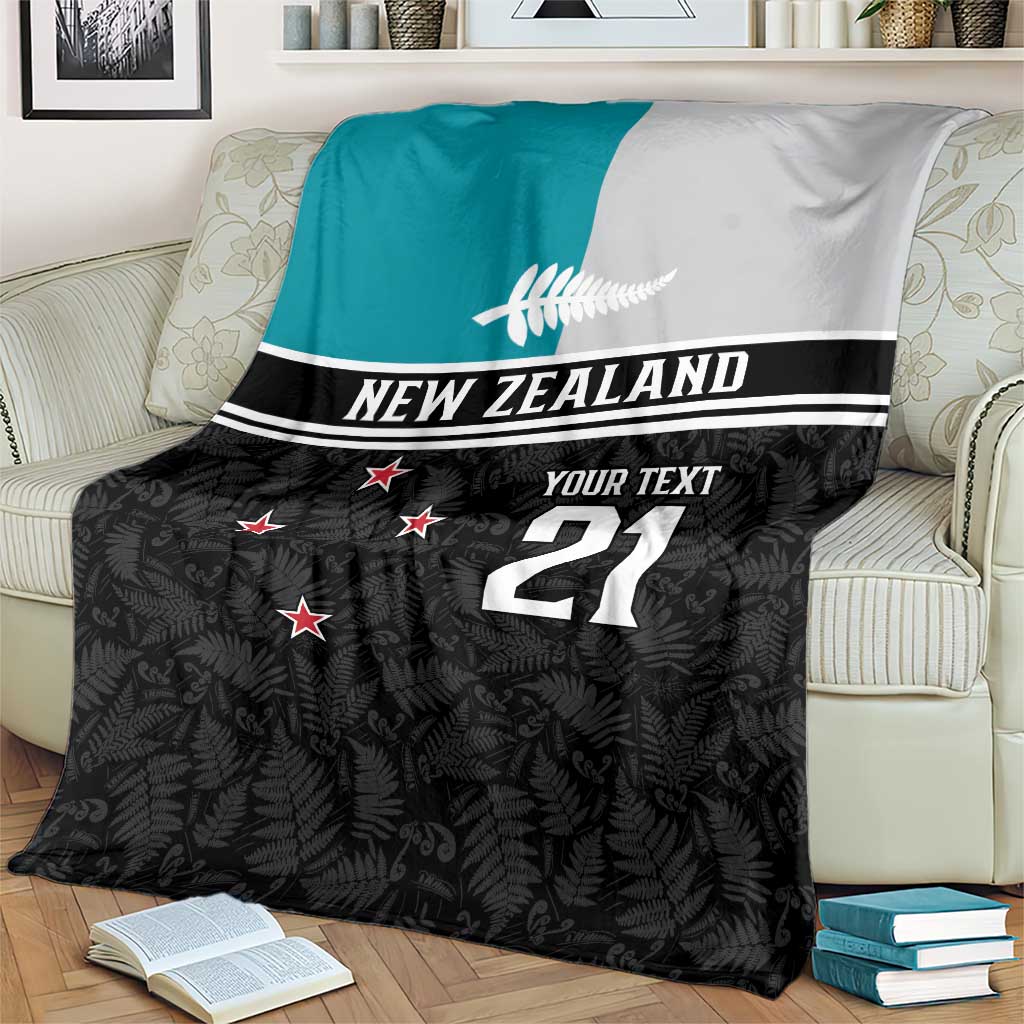 Custom NZ Cricket Pride Blanket Silver Fern Fan Supporter Apparel - Vibe Hoodie