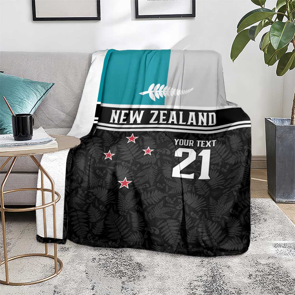 Custom NZ Cricket Pride Blanket Silver Fern Fan Supporter Apparel - Vibe Hoodie