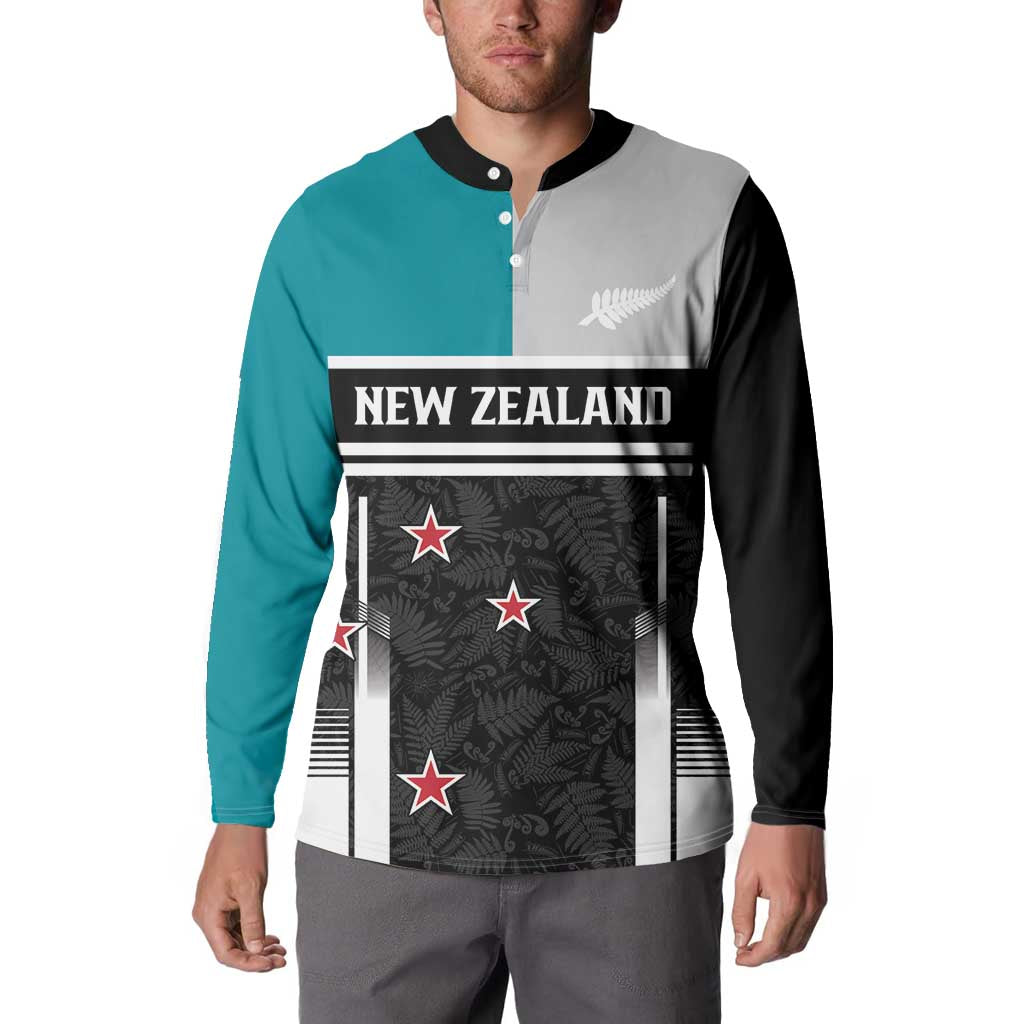 Custom NZ Cricket Pride Button Sweatshirt Silver Fern Fan Supporter Apparel - Vibe Hoodie