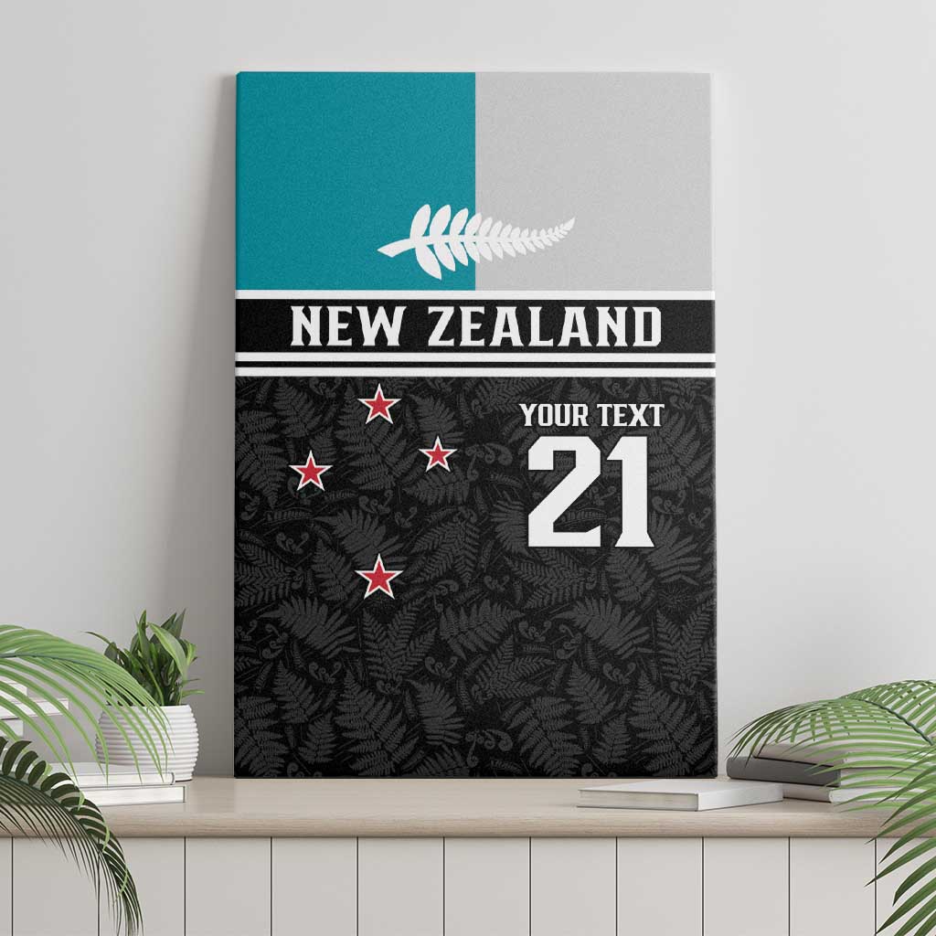 Custom NZ Cricket Pride Canvas Wall Art Silver Fern Fan Supporter Apparel - Vibe Hoodie