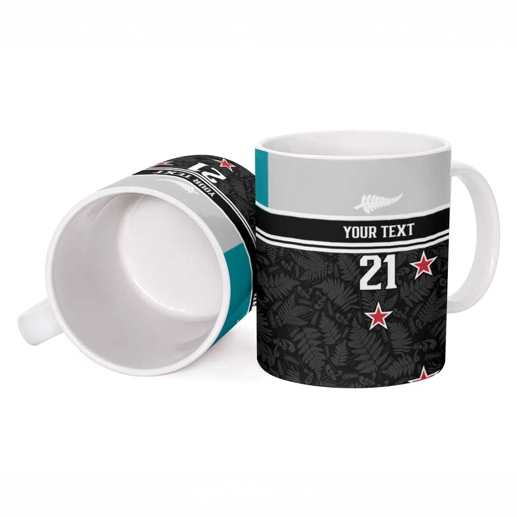 Custom NZ Cricket Pride Ceramic Mug Silver Fern Fan Supporter Apparel - Vibe Hoodie