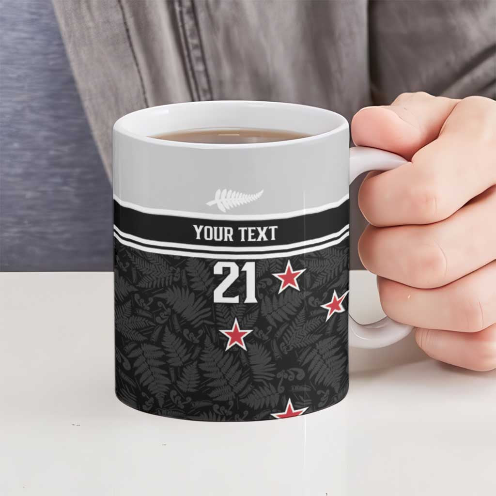 Custom NZ Cricket Pride Ceramic Mug Silver Fern Fan Supporter Apparel - Vibe Hoodie
